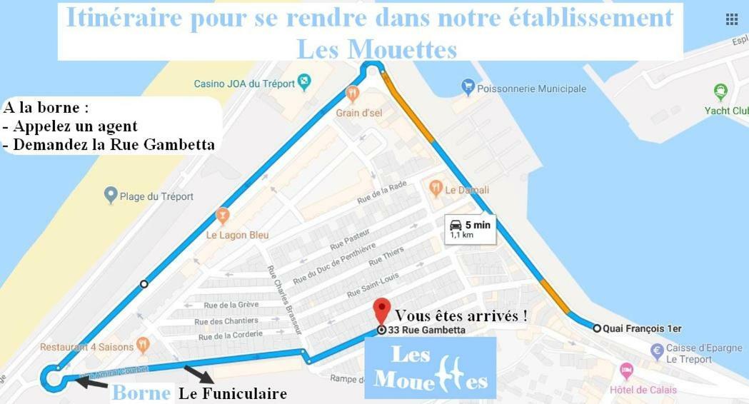 Les Mouettes 2 Διαμέρισμα Le Tréport Εξωτερικό φωτογραφία